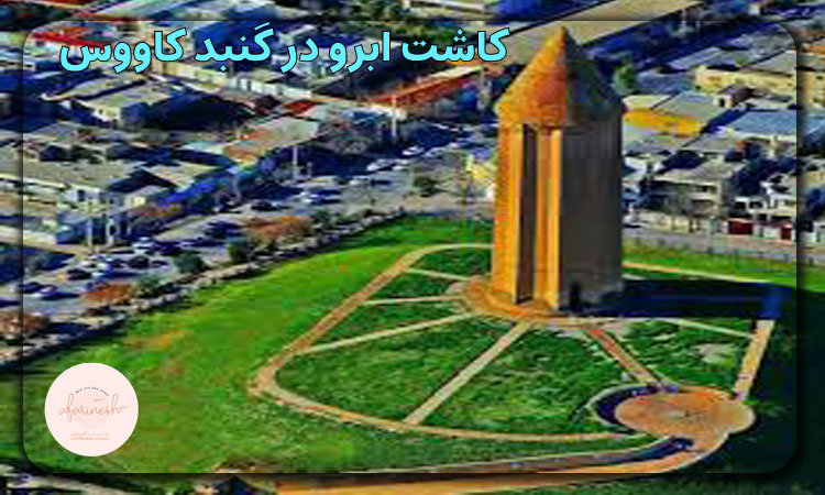 کاشت ابرو در گنبد کاووس