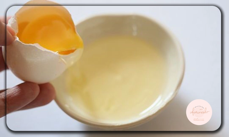 ماسک سفیده تخم مرغ برای برطرف کردن افتادگی پلک