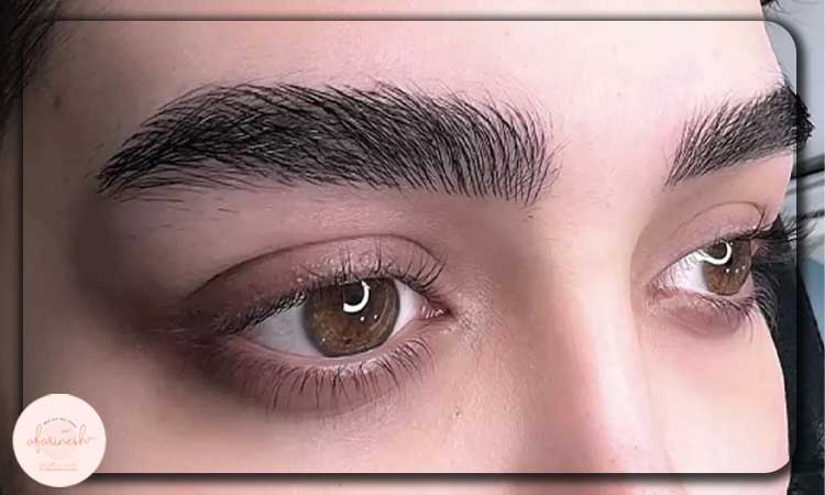 مدل ابرو فیبروز طبیعی