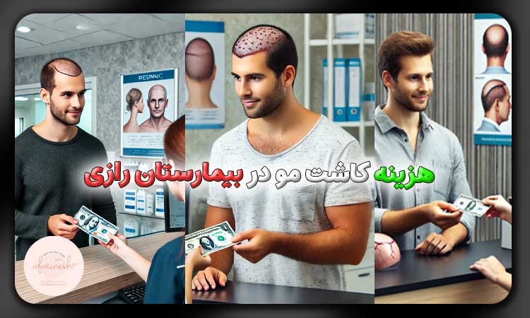 هزینه کاشت مو در بیمارستان رازی