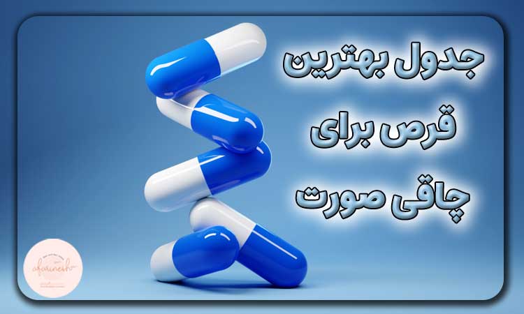 جدول بهترین قرص برای چاقی صورت