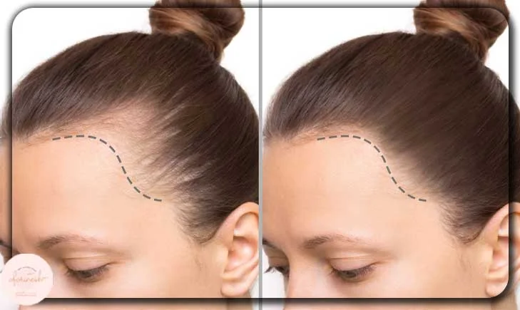 کاشت مو شقیقه خانم ها چگونه است؟